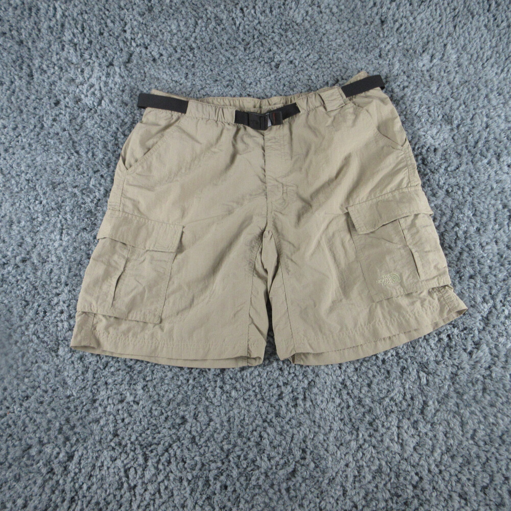 The North Face Shorts Mens Extra Large Beige Outdoor Cargo Pockets Chino 36x8.5*
